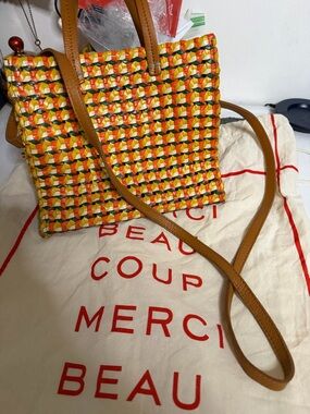Clare V Mercado Woven Rattan Bag